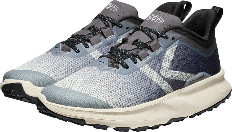 'Keen Outdoor' Men's 450 Dirt Hiking Shoe - Star White / Magnet 4 'Keen Outdoor' Men's 450 Dirt Hiking Shoe - Star White / Magnet - Image 4