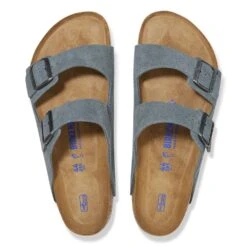 'Birkenstock' Men's Arizona Soft Footbed - Basalt Grey -Travs Outfitter Store 1029790 top