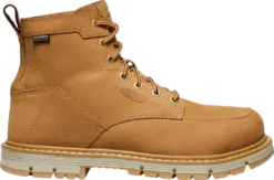 'Keen Utility' Men's San Jose 6" WP 90° Heel Aluminum Toe Boot - Bistre / Gum