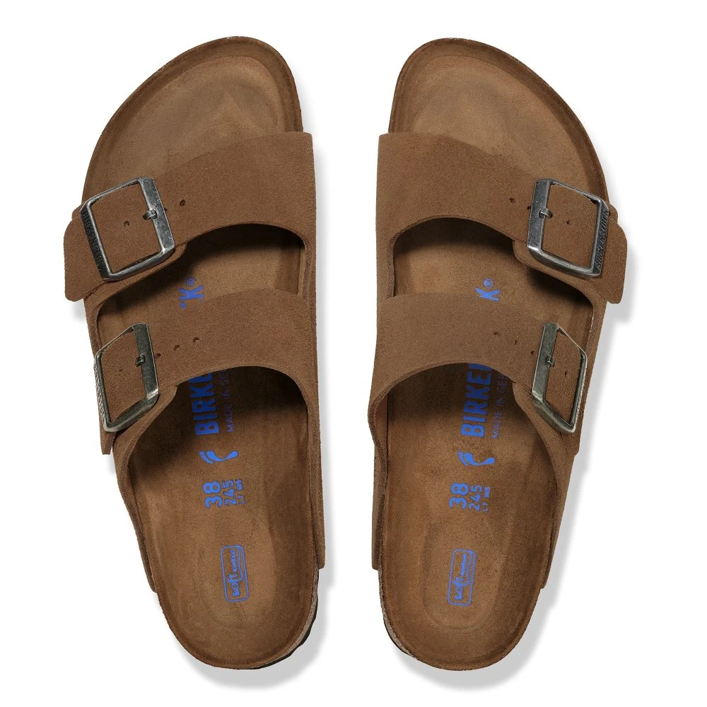'Birkenstock' Women's Arizona Soft Footbed - Dark Tea 2 'Birkenstock' Women's Arizona Soft Footbed - Dark Tea - Image 2