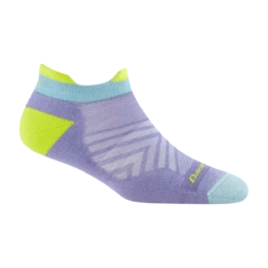 'Darn Tough Vermont' Women's No Show Tab Cushioned Ultra-Lightweight Running Socks - Lavender