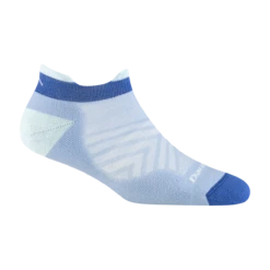 'Darn Tough Vermont' Women's No Show Tab Cushioned Ultra-Lightweight Running Socks - Sky