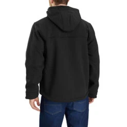 'Carhartt' Men's Super Dux™ Sherpa Lined Active Jac-Level 2 Warmer Rating - Black -Travs Outfitter Store 105001 N04 AVB MF21 b