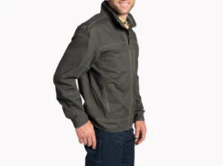 'Kuhl' Men's BURR™ Jacket - Gunmetal -Travs Outfitter Store 1052 burr jacket gunmetal side