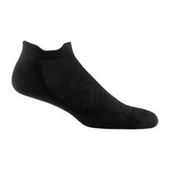 'Darn Tough Vermont' Men's Coolmax No Show Tab Ultra-Lightweight Running Socks - Black
