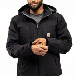 'Carhartt' Men's Super Dux® Full Swing® Relaxed Fit Insulated Jacket-Level 3 Warmest Rating - Black 15 'Carhartt' Men's Super Dux® Full Swing® Relaxed Fit Insulated Jacket-Level 3 Warmest Rating - Black -Travs Outfitter Store 106006 N04 AVF01 MF23 b