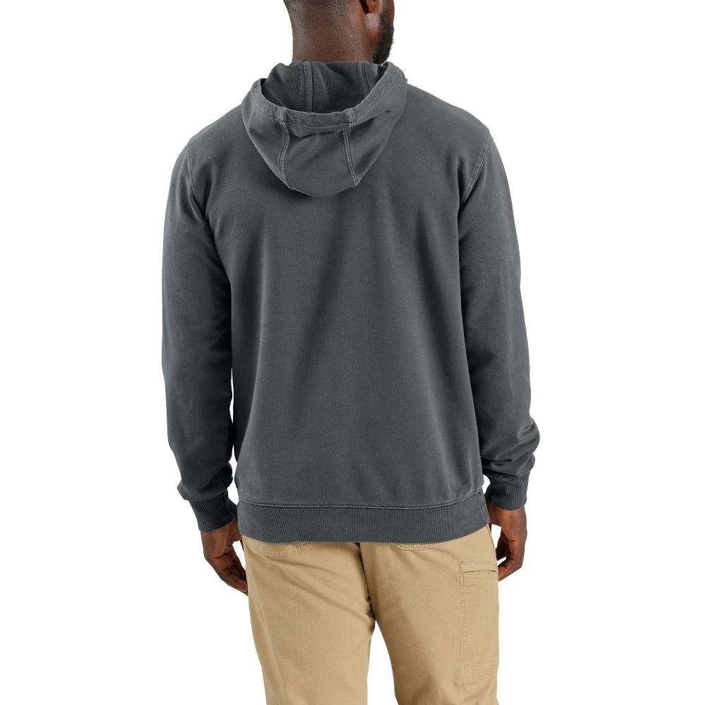 'Carhartt' Men's Midweight French Terry Hoodie - Shadow 2 'Carhartt' Men's Midweight French Terry Hoodie - Shadow - Image 2