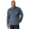 'Carhartt' Men's Relaxed Fit Midweight 1/4 Zip - Faded Navy