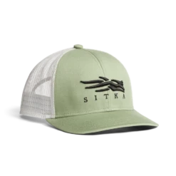 'Sitka' Men's Icon Mid Pro Trucker Cap - Seagrass