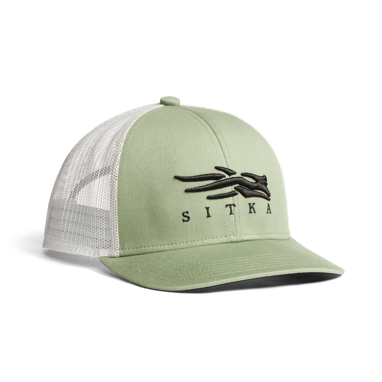 'Sitka' Men's Icon Mid Pro Trucker Cap - Seagrass 1 'Sitka' Men's Icon Mid Pro Trucker Cap - Seagrass