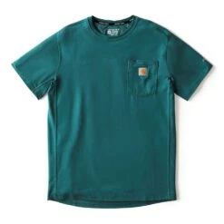 'Carhartt' Men's Force® Relaxed Fit Midweight Pocket Tee - Greenstone