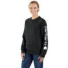 'Carhartt' Women's Graphic Crewneck Sweatshirt - Black