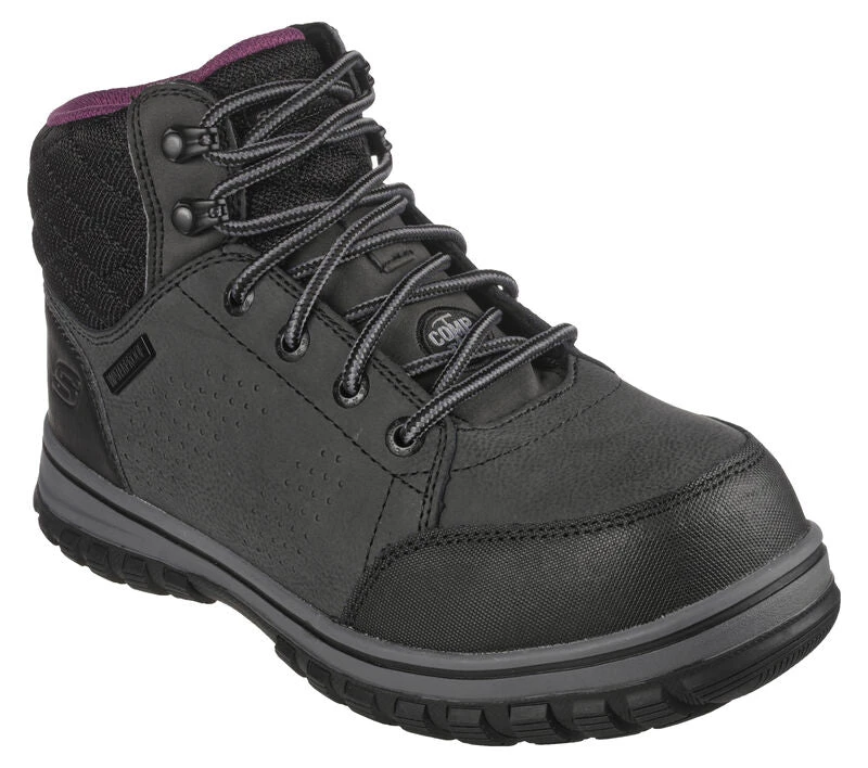 'Skechers' Women's 4" McColl WP Comp Toe - Black 5 'Skechers' Women's 4" McColl WP Comp Toe - Black - Image 5