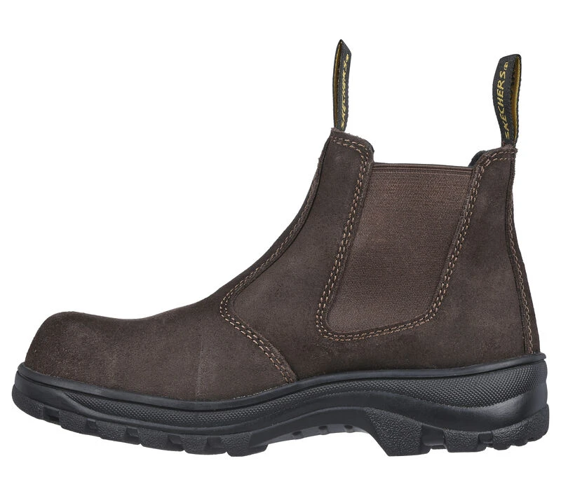 'Skechers' Women's 5" Work: Workshire-Jannit EH SR Comp Toe - Brown Suede 5 'Skechers' Women's 5" Work: Workshire-Jannit EH SR Comp Toe - Brown Suede - Image 5