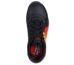 'Skechers' Women's Ricardo Cavolo Work Slip-Resistant Uno-Flaming Heart Safety Toe EH Carbon- Black / Multi -Travs Outfitter Store 108293 BKMT B