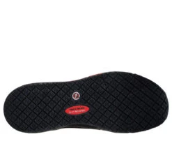 'Skechers' Women's Ricardo Cavolo Work Slip-Resistant Uno-Flaming Heart Safety Toe EH Carbon- Black / Multi -Travs Outfitter Store 108293 BKMT C