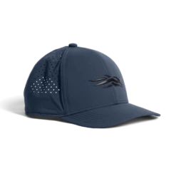 'Sitka' Men's Icon Plus Mid Pro Trucker Cap - Starlight Blue