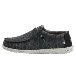 'Hey Dude' Men's Wally Sox Classic - Black / White 11 'Hey Dude' Men's Wally Sox Classic - Black / White -Travs Outfitter Store 110354912 WALLY SOX BLACK WHITE 01