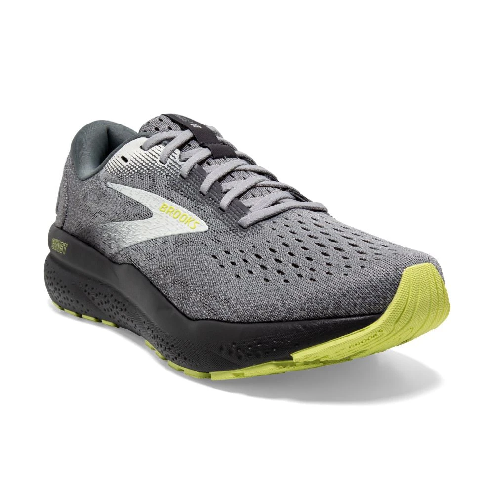 'Brooks' Men's Ghost 16 - Primer / Grey / Lime 4 'Brooks' Men's Ghost 16 - Primer / Grey / Lime - Image 4