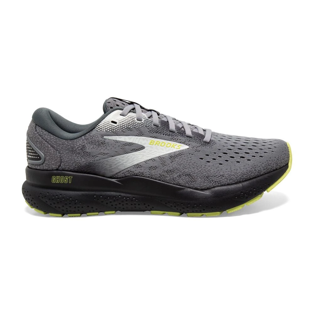 'Brooks' Men's Ghost 16 - Primer / Grey / Lime 1 'Brooks' Men's Ghost 16 - Primer / Grey / Lime