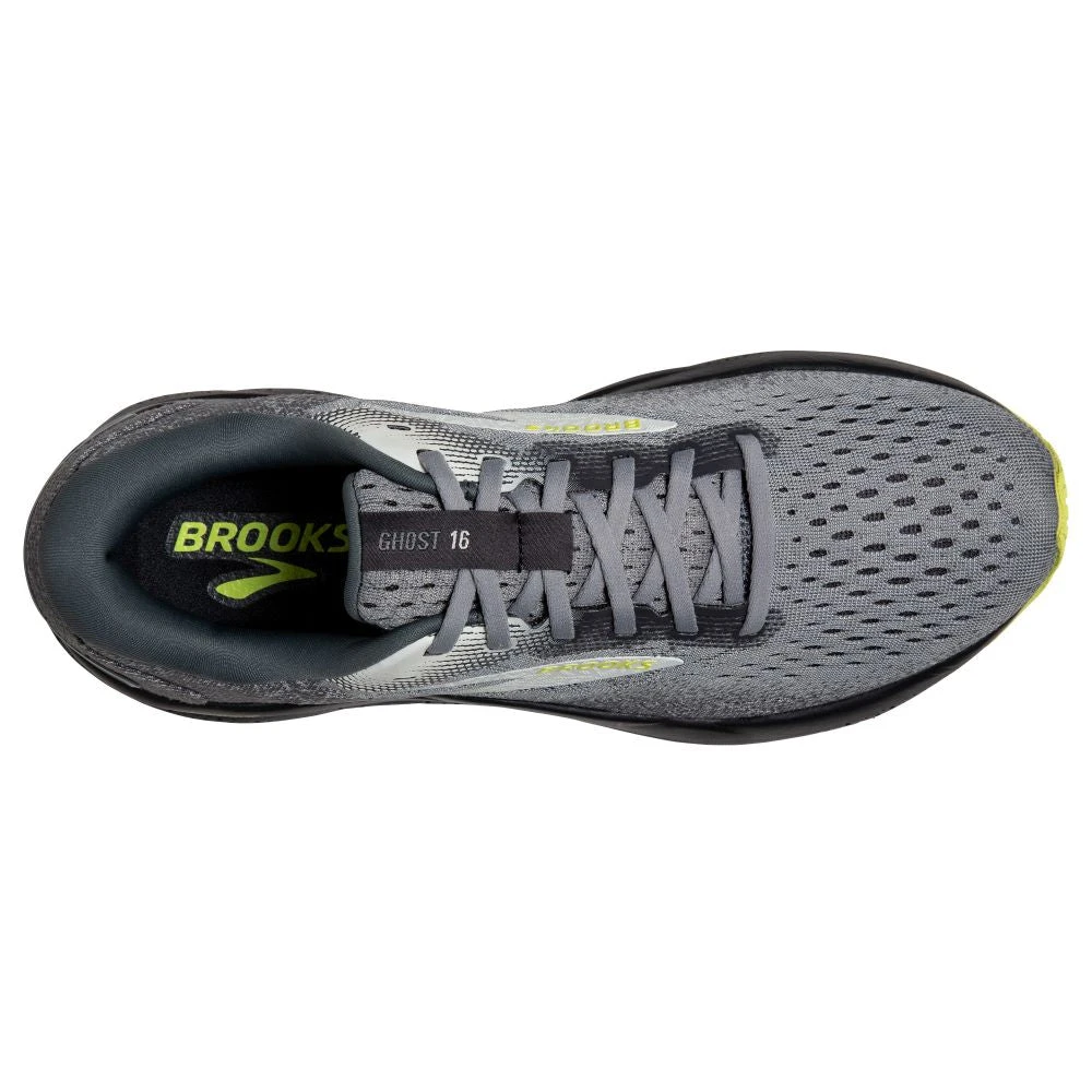 'Brooks' Men's Ghost 16 - Primer / Grey / Lime 2 'Brooks' Men's Ghost 16 - Primer / Grey / Lime - Image 2
