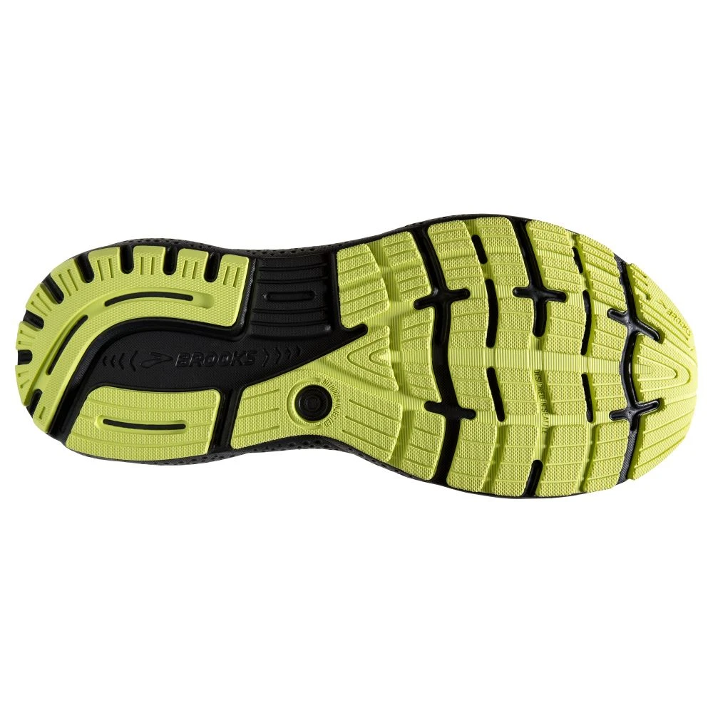 'Brooks' Men's Ghost 16 - Primer / Grey / Lime 3 'Brooks' Men's Ghost 16 - Primer / Grey / Lime - Image 3