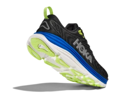 'HOKA' Men's Gaviota 5 - Black / Electric Cobalt -Travs Outfitter Store 1127929 BTRC 4