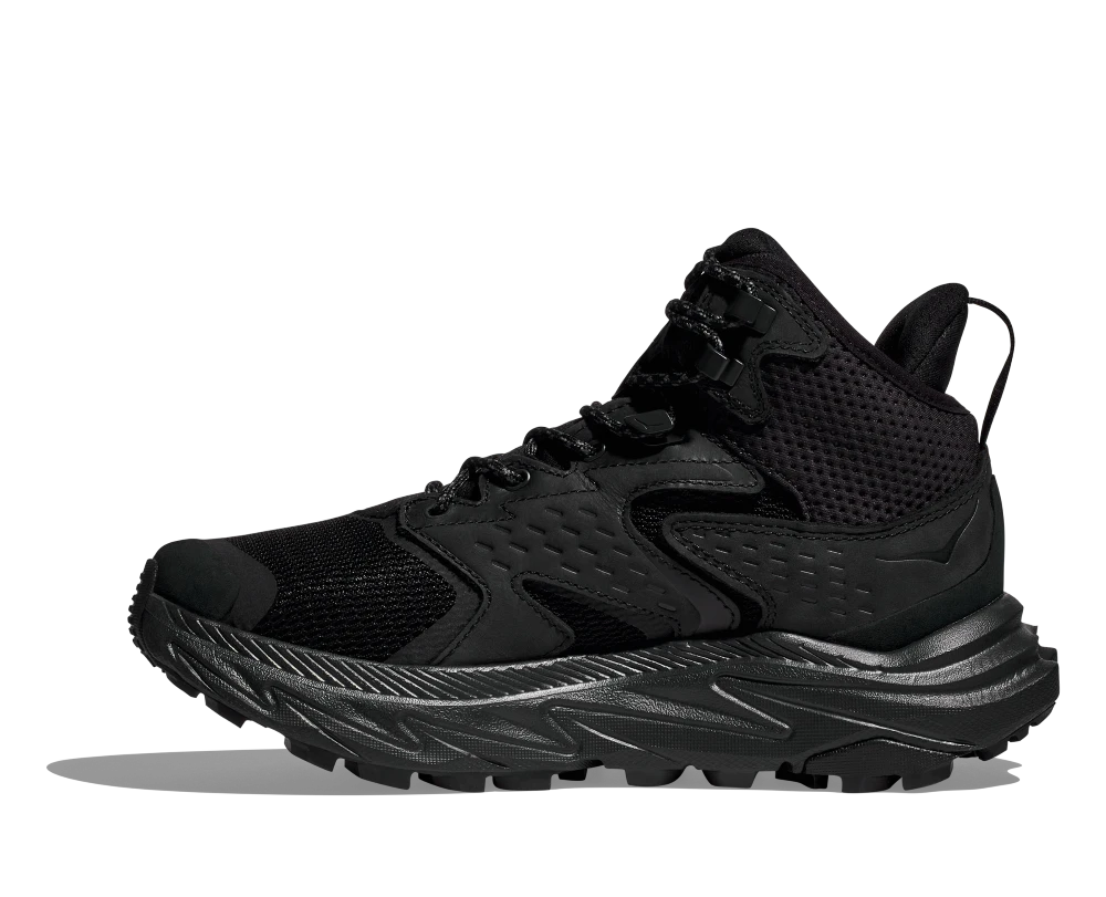 'HOKA' Men's Anacapa 2 Mid GTX - Black / Black 2 'HOKA' Men's Anacapa 2 Mid GTX - Black / Black - Image 2