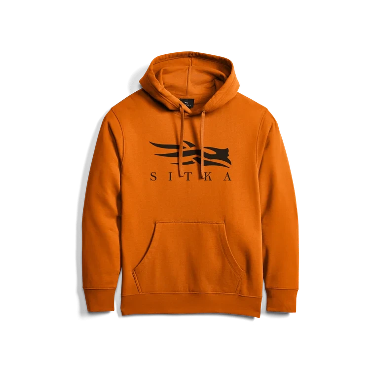 'Sitka' Men's Icon Pullover Hoodie - Ultra Orange 1 'Sitka' Men's Icon Pullover Hoodie - Ultra Orange