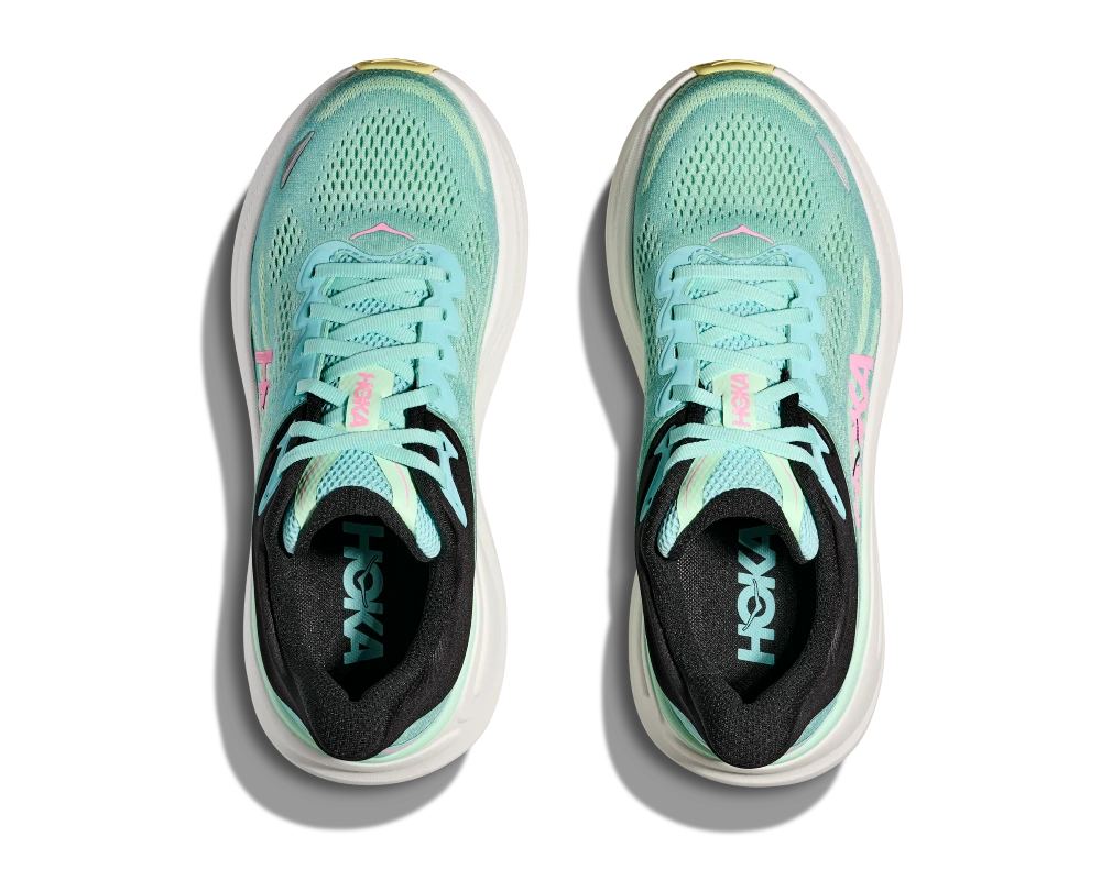 'HOKA' Women's Bondi 9 - Blue Spark / Mint 3 'HOKA' Women's Bondi 9 - Blue Spark / Mint - Image 3