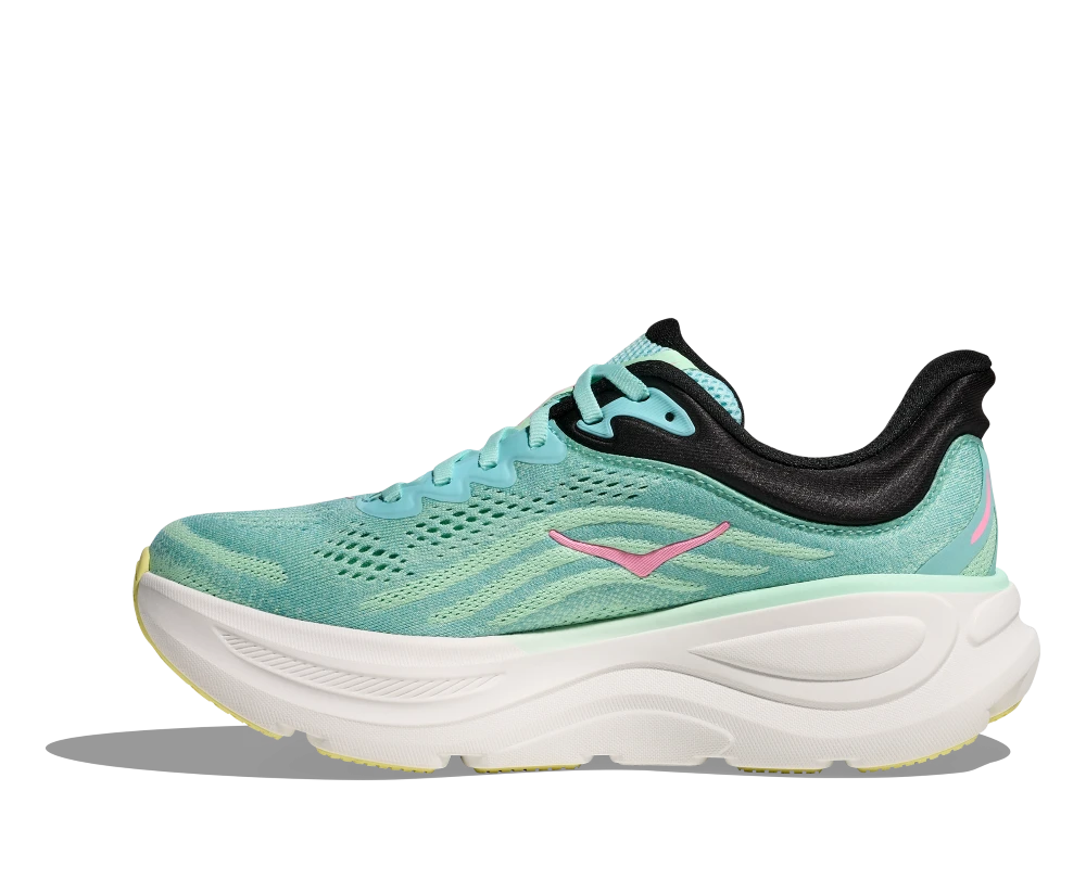 'HOKA' Women's Bondi 9 - Blue Spark / Mint 2 'HOKA' Women's Bondi 9 - Blue Spark / Mint - Image 2