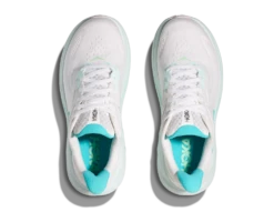 'HOKA' Women's Clifton 10 - White / Cielo Blue -Travs Outfitter Store 1162031 WTCL 2