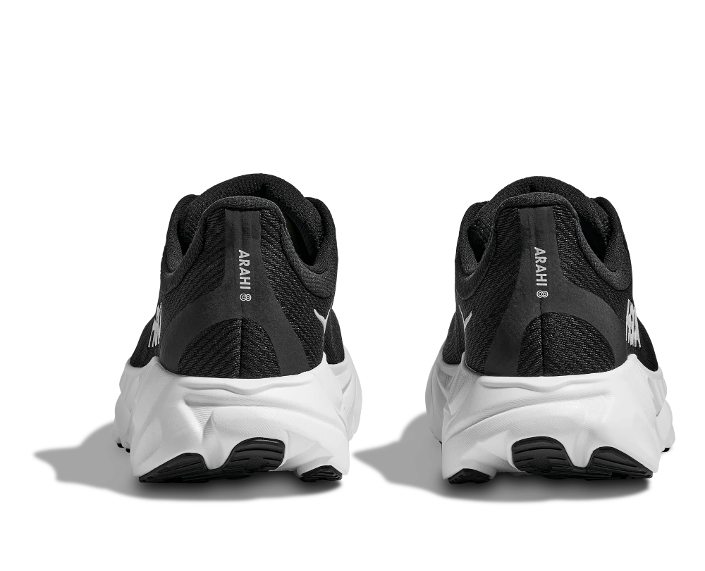 'HOKA' Women's Arahi 8 - Black / White (Wide) 4 'HOKA' Women's Arahi 8 - Black / White (Wide) - Image 4