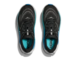 'HOKA' Men's Arahi 8 - Black / Skyward Blue (Wide) -Travs Outfitter Store 1168710 BKSK 2