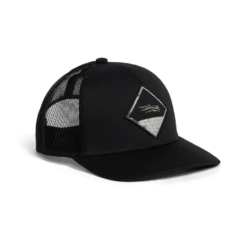 'Sitka' Men's Optifade Badge Mid Pro Trucker Cap - Sitka Black