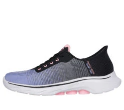 'Skechers' Women's Slip-ins: GO WALK 7-Adel - Black / Multi -Travs Outfitter Store 125250 BKMT D