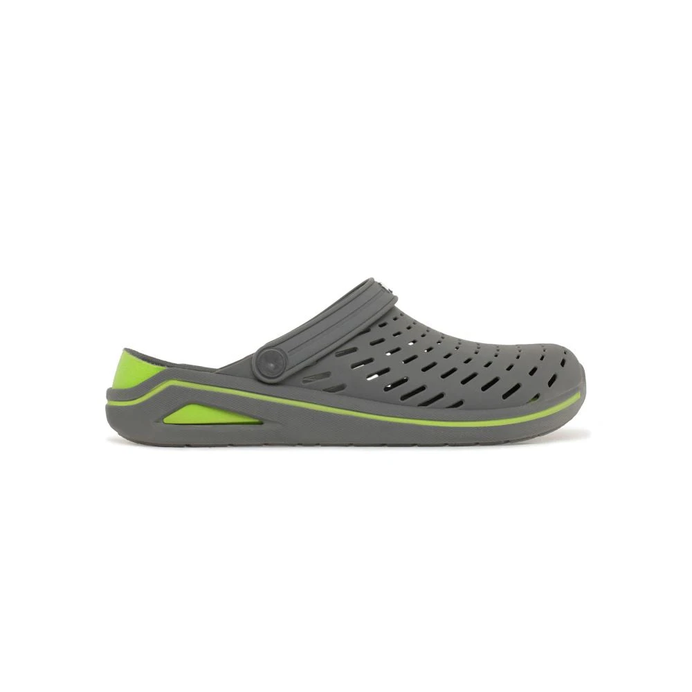 'Oceania' Men's Wakeboard Clog - Grey / Green 1 'Oceania' Men's Wakeboard Clog - Grey / Green