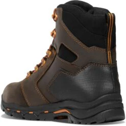 'Danner' Men's 6" Vicious MetGuard EH WP Comp Toe - Brown / Orange -Travs Outfitter Store 13880 M