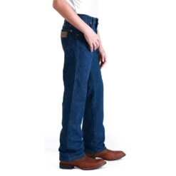 'Wrangler' Young Men's Cowboy Cut Original Fit Tapered Leg - Prewashed Indigo -Travs Outfitter Store 13MWSPI BS01 SWBB PRD