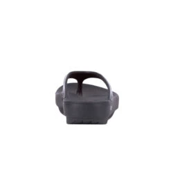 'OOFOS' Women's OOlala Thong - Black Patent -Travs Outfitter Store 1400BLK 5