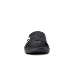 'OOFOS' Men's OOahh Sport Slide - Black / White -Travs Outfitter Store 1500BKWTOO shot3