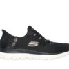 'Skechers' Women's Slip-ins: Summits-Classy Night - Black / Rose Gold