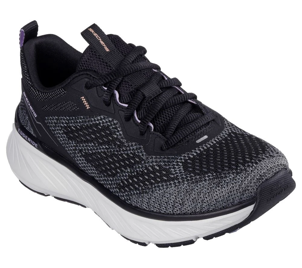'Skechers' Women's Relaxed Fit: Edgeride-Power Flow - Black / Lavender 4 'Skechers' Women's Relaxed Fit: Edgeride-Power Flow - Black / Lavender - Image 4