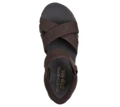 'Skechers' Women's Easy Going Somewhere Sunny - Chocolate -Travs Outfitter Store 163534 CHOC INSOLE