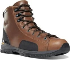 'Danner' Men's 6" Stronghold EH WP Soft Toe - Dark Brown -Travs Outfitter Store 16722