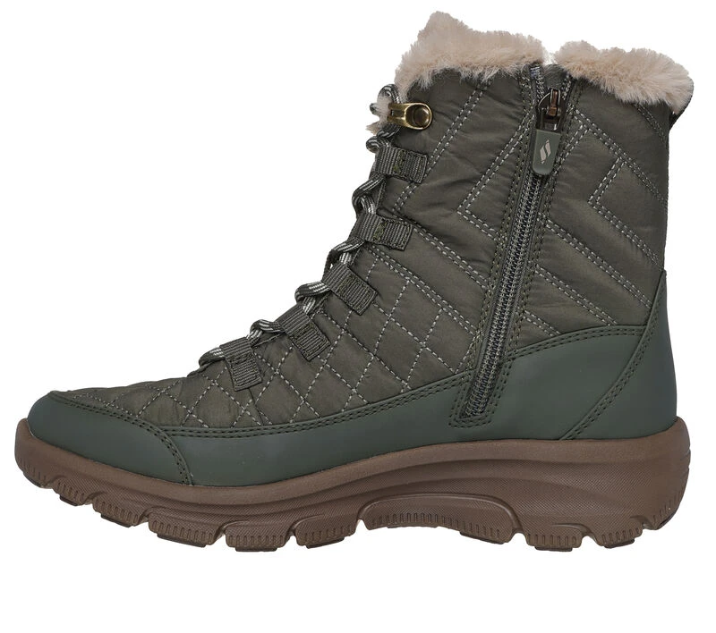 'Skechers' Women's Easy Going Boots - Olive 3 'Skechers' Women's Easy Going Boots - Olive - Image 3