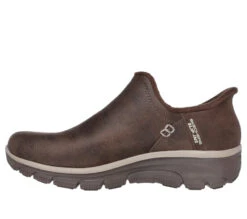 'Skechers' Women's Slip-ins RF: Easy Going-Modern Hour - Chocolate -Travs Outfitter Store 167872 CHOC D