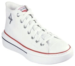 'Skechers' Women's Cordova Classic-Top Tier - White / Navy -Travs Outfitter Store 185063 WNVR E