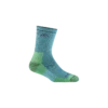 'Darn Tough Vermont' Women's Micro Hiker Crew Socks - Aqua Heather
