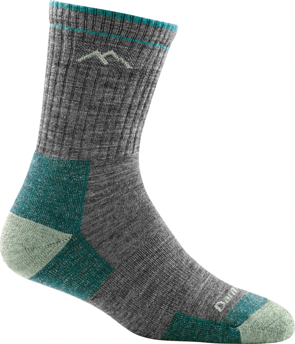 'Darn Tough Vermont' Women's Micro Hiker Crew Socks - Slate 1 'Darn Tough Vermont' Women's Micro Hiker Crew Socks - Slate